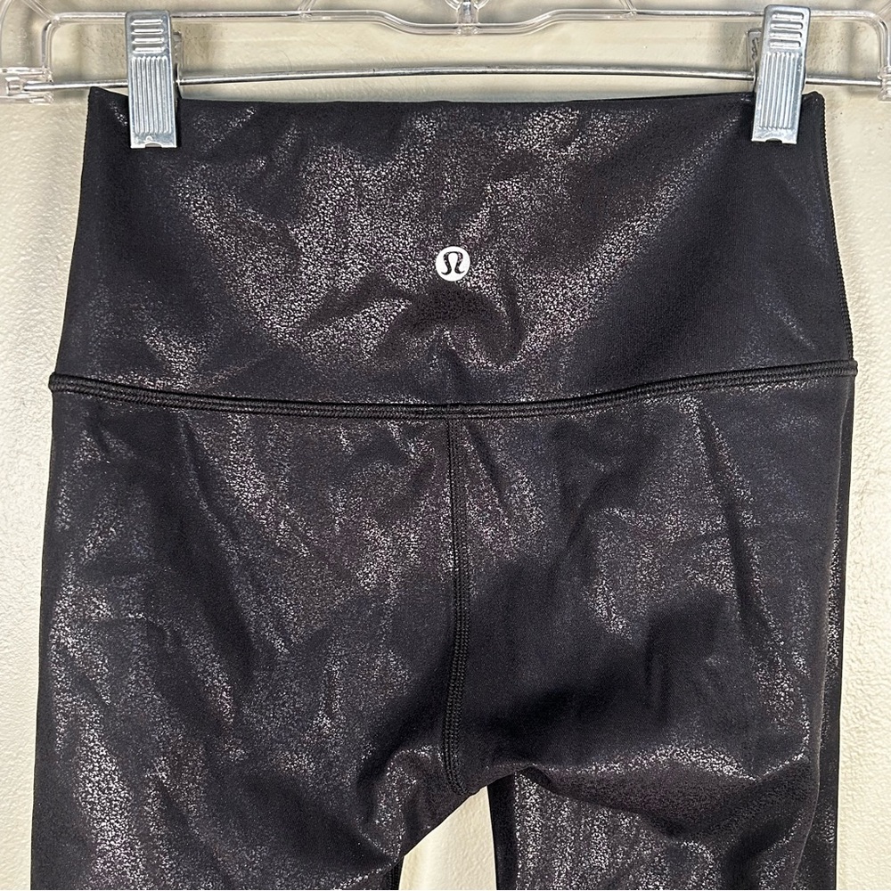 Wunder Under HR Crop 21” size 4 shimmer shine leggings women’s - Picture 8 of 13